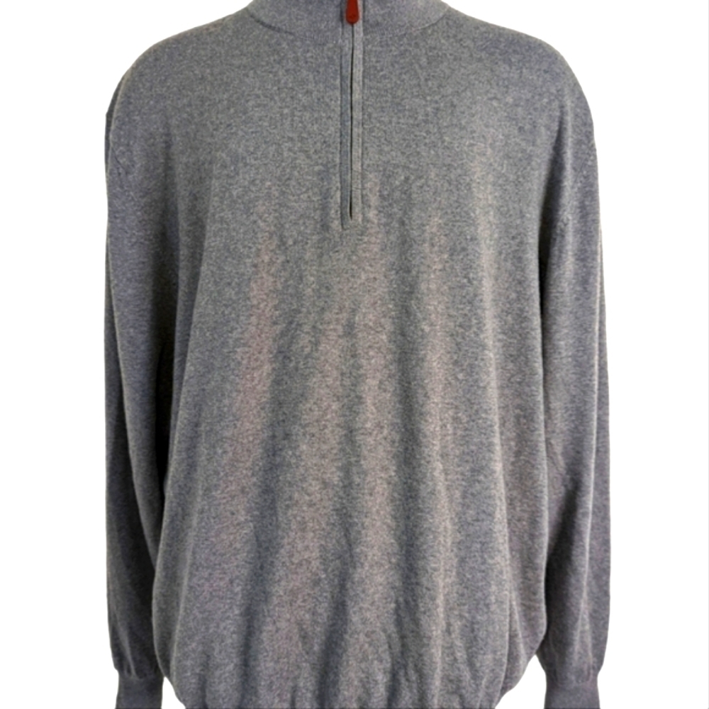 Martin Mens Gray 100% Merino Wool Fully Lined Sweater. .Size XXL